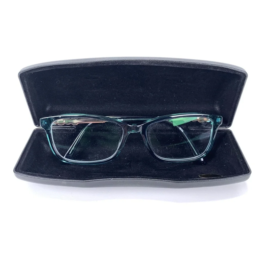 Bebe‎ BB5228 Teal Eyeglass Frames Women's Prescription Glasses w/ Original Case